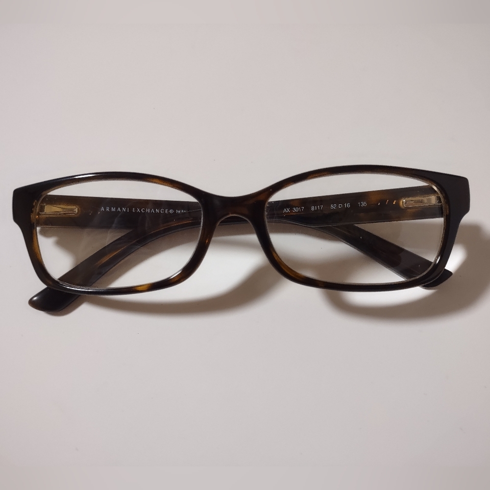 Armani Exchange AX 3017 8117 Dark Tortoise Frames 52-16-135 Frame Only